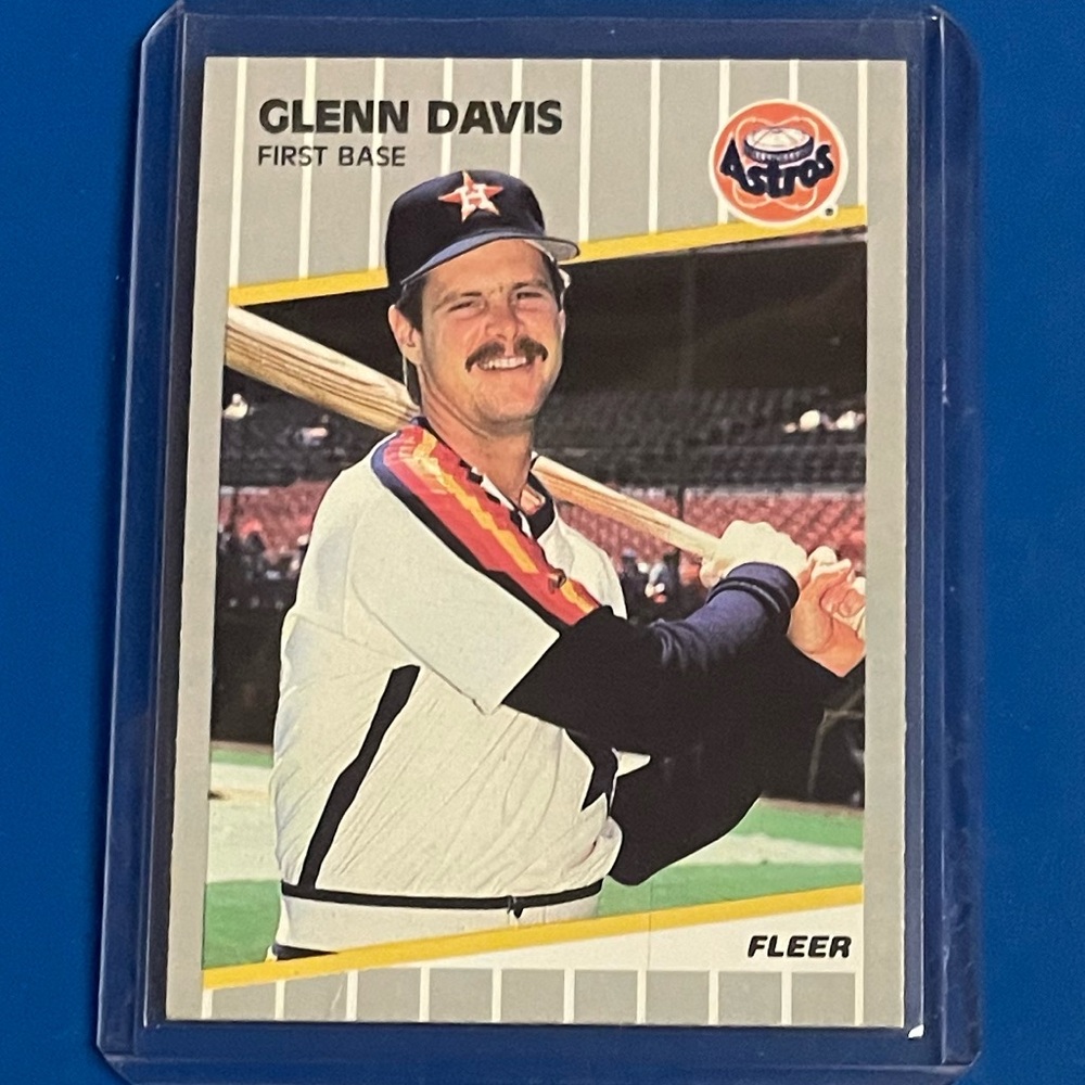 Glenn Davis #355 1989 Fleer Baseball Trading Card